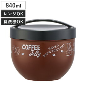 弁当箱 840ml 丼ランチボックスメンズ トムジェリコーヒー （ トムとジェリー どんぶり型 ランチジャー ランチボックス レンジ対応 食洗機対応 大容量 レンジOK 食洗機OK 丼ぶり お弁当箱 お弁当 弁当 二段 サラダ パスタ 麺 うどん ）