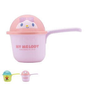 お湯かけ ベビー ジョーロ キャラクター （ 風呂おけ 手桶 湯おけ お風呂グッズ 洗面器 幼児 しまじろう マイメロディ じょうろ 風呂桶 バス用品 子供 水遊び プール ）