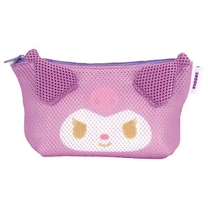 ポーチ メッシュ生地 洗濯OK クロミ ( サンリオ ミニポーチ メッシュ マルチポーチ 小物ポーチ 小物入れ 丸洗い 可愛い コスメポーチ トラベルポーチ お菓子入れ 小物収納 持ち運び 子ども