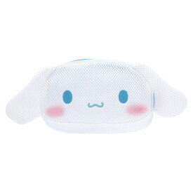 ポーチ ダイカットメッシュ生地 洗濯OK シナモロール （ サンリオ シナモン ミニポーチ メッシュ マルチポーチ 小物 小物入れ 丸洗い 可愛い コスメポーチ トラベルポーチ お菓子入れ 小物収納 持ち運び 子ども キッズ キャラクター ）