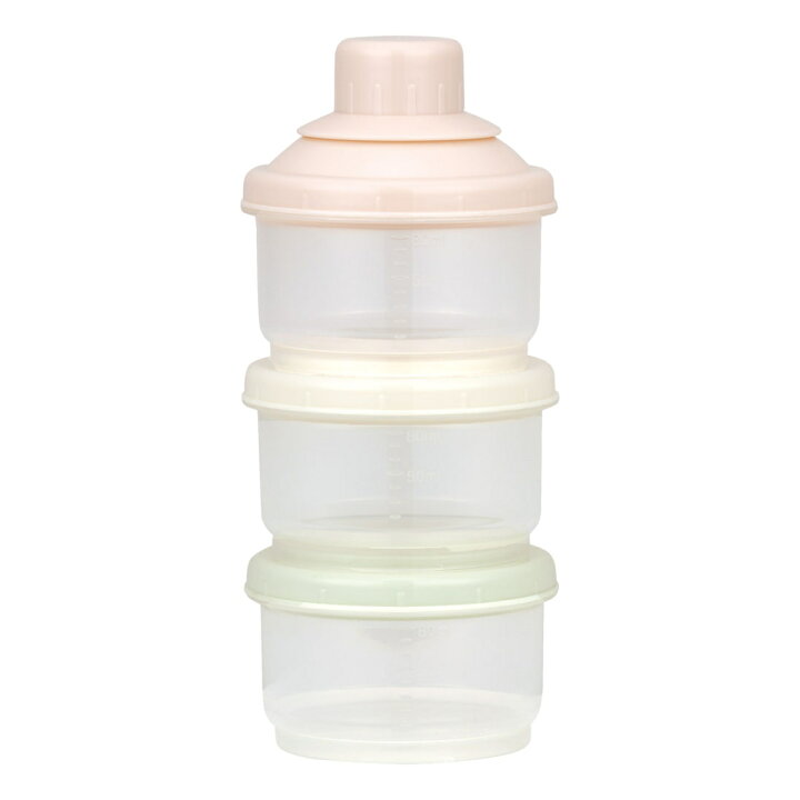楽天市場】ミルクケース 3段式 100ml 粉ミルク 3回分 調乳 電子レンジ 