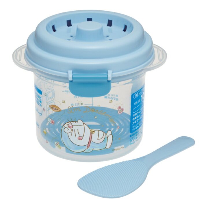 楽天市場 ご飯メーカー ドラえもん きらきらパステル 電子レンジ 調理器具 調理 炊飯 電子レンジ炊飯器 炊飯鍋 一合炊き 電子レンジ調理器 キャラクター レンジ調理器 レンジ調理 火を使わない 便利グッズ どらえもん リビングート 楽天市場店