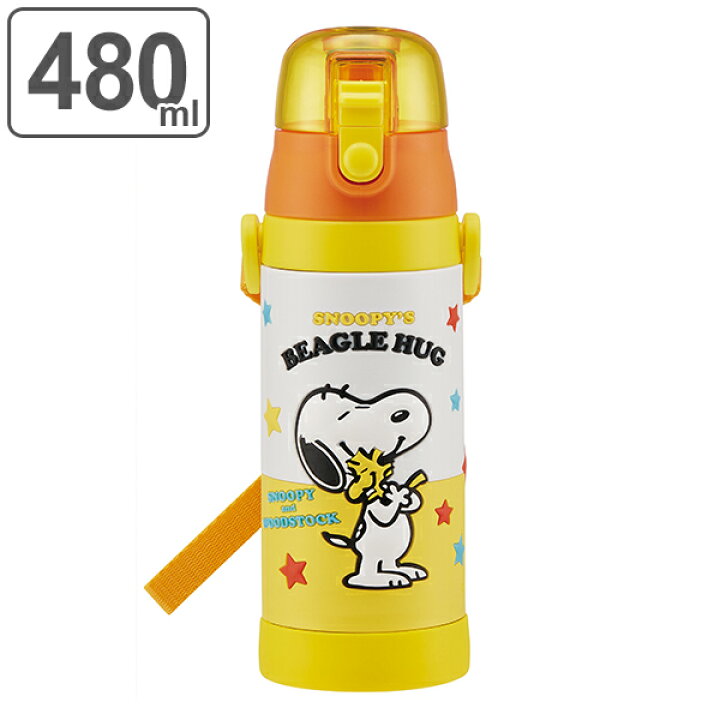 楽天市場 水筒 ステンレス 直飲み 3dロック付ダイレクトボトル スヌーピー ピーナッツ 480ml 子供 保冷 幼稚園 保育園 Snoopy 3d キッズ キャラクター ワンプッシュ 直飲みステンレス ステンレス製 子供用水筒 ボトル キャラ リビングート 楽天市場店