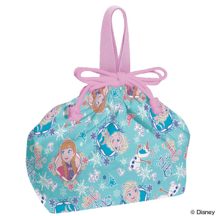 楽天市場】お弁当袋 ランチ巾着 アナと雪の女王 Elsa＆Anna 子供用 