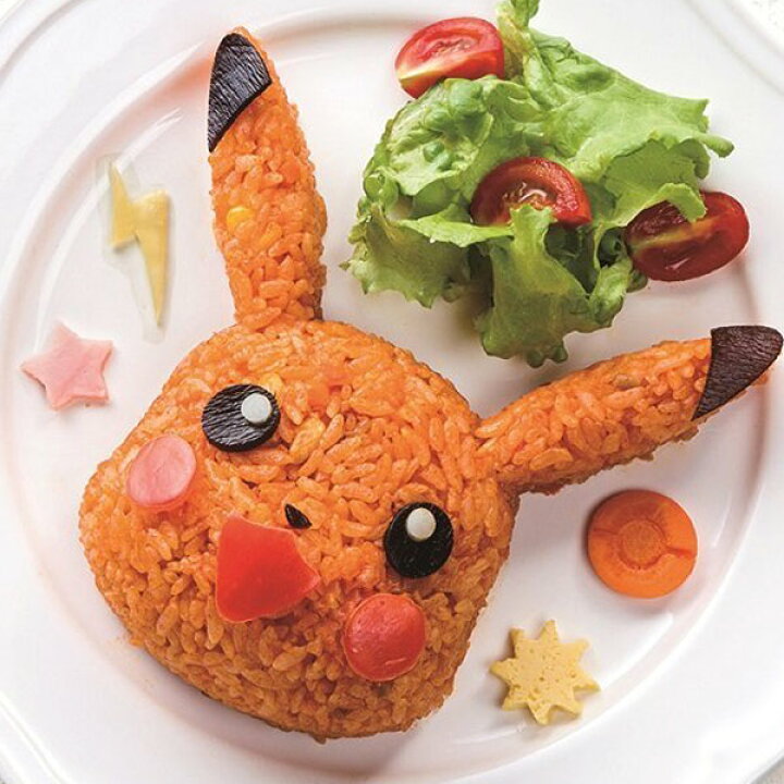 楽天市場 ご飯抜き型 ポケットモンスター ピカチュウ キャラカレー デコ型 押し型 ご飯型 ライス型 おにぎり型 キャラごはん ポケモン デコカレー 型 ご飯押し型 おにぎり押し型 キャラ鍋 デコ鍋 キャラご飯 リビングート 楽天市場店