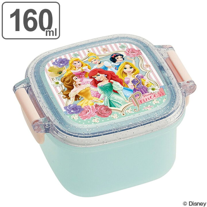 楽天市場 お弁当箱 デザートケース ディズニープリンセス プリンセス 160ml 子供 キャラクター 食洗機対応 幼稚園 保育園 フルーツケース 弁当箱 ランチボックス 果物ケース 果物入れ フルーツ入れ デザート入れ リビングート 楽天市場店