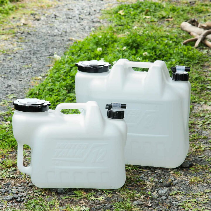 楽天市場】ウォータータンク 12L グリッパータンク BK （ 水専用 水  