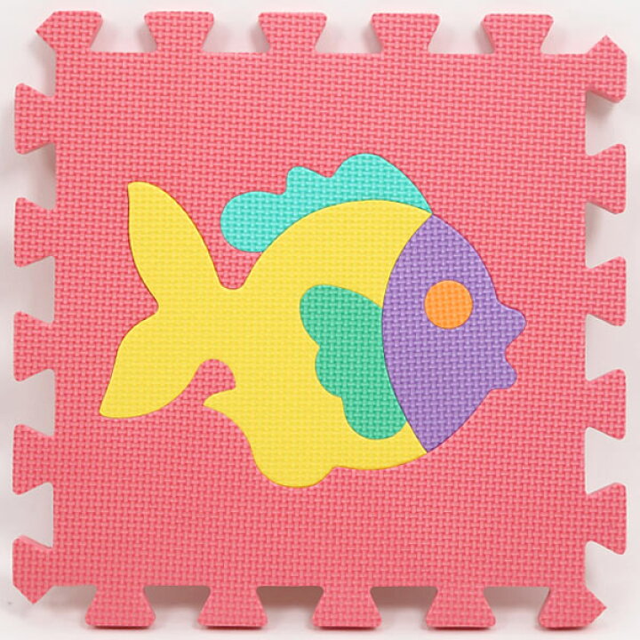 楽天市場 パズルマット ジョイントマット 動物 9枚入り 厚さ1 4cm フロアマット プレイマット ジョイント クッションマット Eva 赤ちゃん ベビー 子供用 キッズ 洗える 防音 ケガ防止 アニマル リビングート 楽天市場店