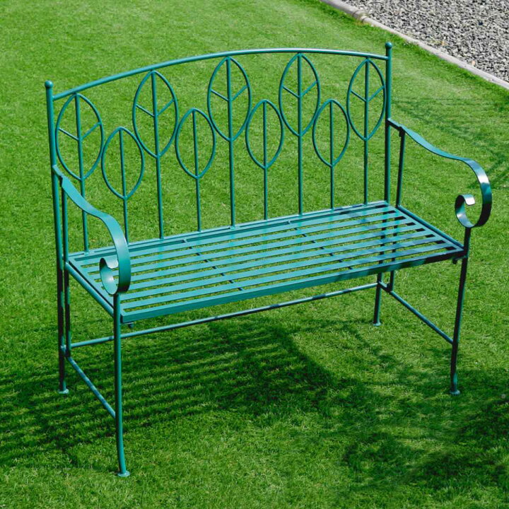 楽天市場】ガーデンベンチ アイアン製 Sunny Leaf サニーリーフ  