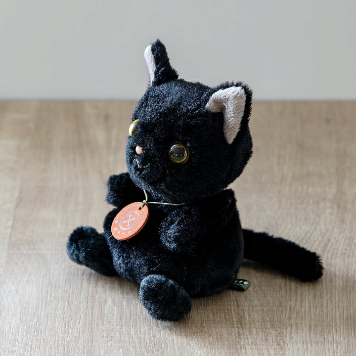 楽天市場】ぬいぐるみ potte 黒猫 猫 （ ヌイグルミ ねこ ネコ 動物 
