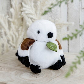ぬいぐるみ potte シマエナガ （ ヌイグルミ しまえなが 小鳥 動物 雑貨 インテリア アニマル グッズ ベビー 赤ちゃん プレゼント ギフト かわいい 縫いぐるみ 人形 手乗り 小さい 癒しグッズ 子ども キッズ 出産祝い 女の子 男の子 ）