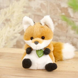 ぬいぐるみ potte キツネ （ ヌイグルミ きつね 動物 雑貨 インテリア アニマル グッズ ベビー 赤ちゃん プレゼント ギフト かわいい 縫いぐるみ 人形 手乗り 小さい 癒しグッズ 子ども キッズ 出産祝い 女の子 男の子 ）