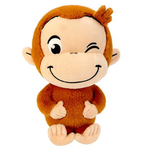 ぬいぐるみ パペット ジョージ 座り おさるのジョージ ( ヌイグルミ ふわふわ 雑貨 インテリア アニマル グッズ プレゼント ギフト かわいい クッション 抱き枕 おもちゃ 玩具 癒しグッズ