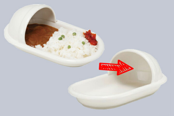 楽天市場 カレー皿 おもしろ食器 便器のカタチのカレー皿 和式 便器 白 ホワイト 磁器 食器 カレー 皿 お皿 カレーライス 食洗機対応 電子レンジ対応 プレート 洋食器 おもしろ 雑貨 景品 グッズ プレゼント 小物入れ お菓子入れ 和式便器 リビングート 楽天市場店