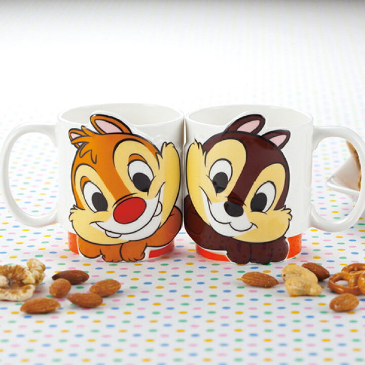 楽天市場】マグカップ ペア チップ＆デール LOVE セット 磁器 食器 