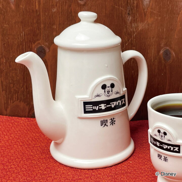 楽天市場】ティーポット 670ml ミッキーマウス 喫茶 磁器 （ 紅茶 