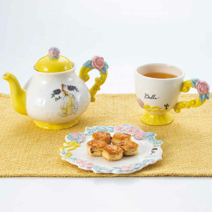 楽天市場】ティーポット 655ml 美女と野獣 磁器 （ 紅茶ポット 急須 