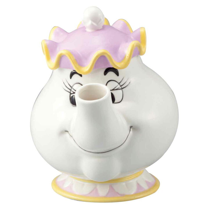 楽天市場】ティーポット 900ml 美女と野獣 ポット夫人 磁器 （ 紅茶 