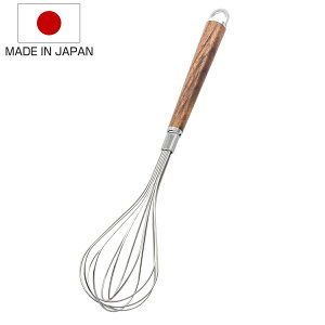 泡立て器 ホイッパー WOODYTIME ウッディタイム 日本製 ( 泡だて器 泡たて器 泡立器 製菓道具 お菓子作り キッチン 料理用 キッチンツール 下ごしらえ 調理器具 ステンレス製 天然木 )