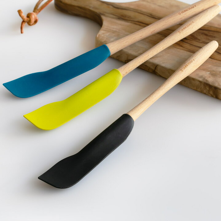 楽天市場】へら シリコン製 シリコーンスリムスパチュラ （ ヘラ  