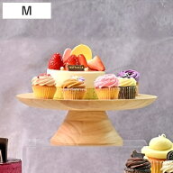 ケーキスタンド M 直径25cm （ 木製 皿 お皿 プレート デザート ケーキ 食器 スタンド ケーキ台 ケーキト…