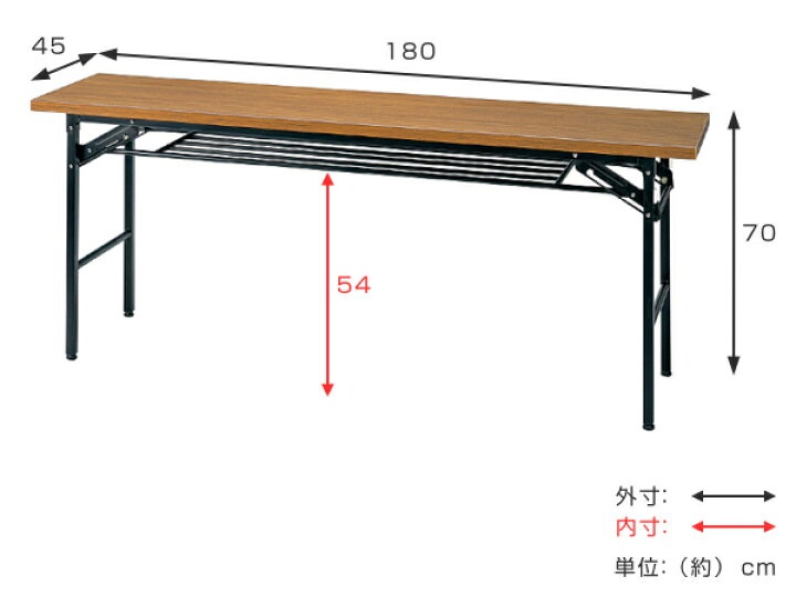 楽天市場】ミーティングテーブル ハイタイプ 幅180cm 奥行45cm 会議 