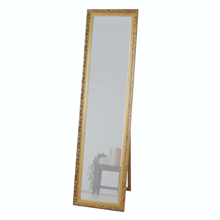 楽天市場】スタンドミラー 全身 アンティーク調 39×148cm （ ミラー 鏡 