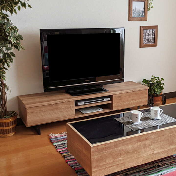楽天市場】テレビ台 ローボード 北欧風 シンプルデザイン 幅160cm 