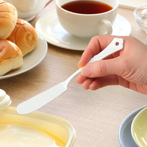 バターナイフ 17cm クラシカルブラン classical blanc ステンレス製 ホーロー 日本製 ( バタースプレダー 洋食器 カトラリー 琺瑯 白い食器 バター ジャム マーガリン 白 おしゃれ かわいい )