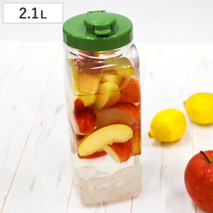 果実酒びん S型 2.1L スリム ( 果実酒 びん 瓶 果実酒ビン 果実酒瓶 保存容器 酵素シロップ 梅シロップ プラスチック容器 ガス抜き弁 果実酒ポット 梅酒 梅干し 漬け物 容器 つけもの容器 保