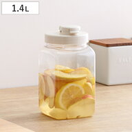 梅酒容器 保存容器 果実酒びん S型 1.4L スリム （ 梅酒びん プラスチック 梅酒瓶 果実酒瓶 軽量 丈夫 日…