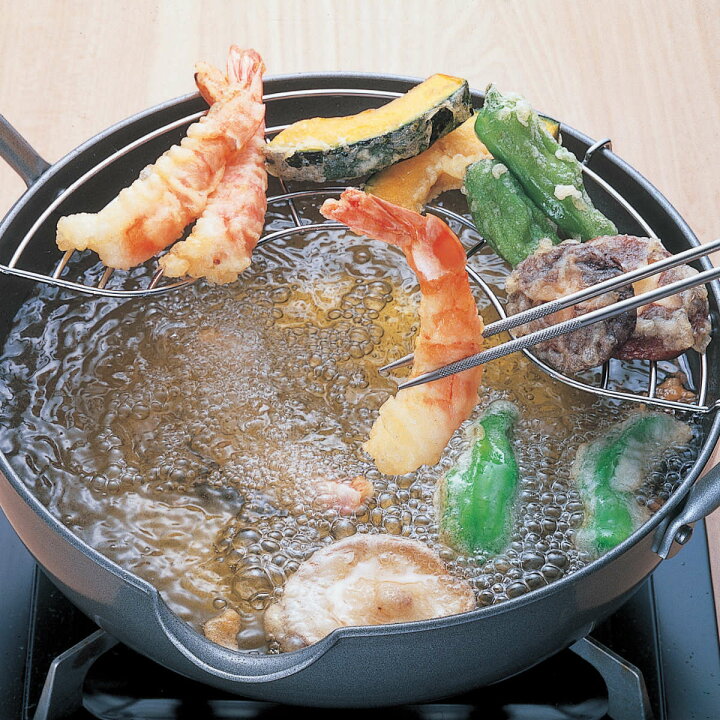 楽天市場】天ぷら鍋 22cm 24cm 26cm 28cm IH対応 極厚 極天 底厚3.2mm 