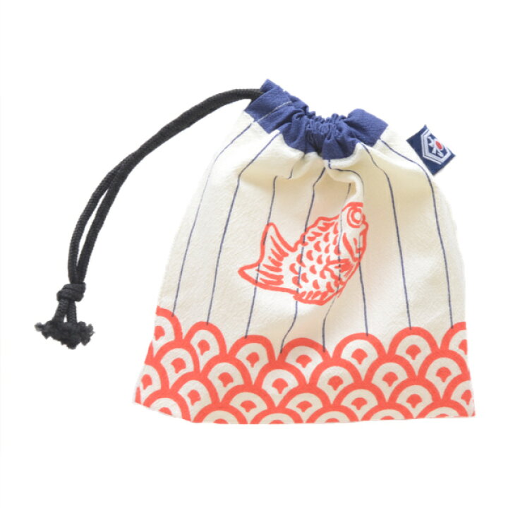 楽天市場 コップ袋 巾着袋 わ 巾着ポーチ たいやき 巾着 袋 ポーチ 給食袋 コップ入れ ランチ巾着 小物入れ きんちゃく袋 お弁当袋 巾着バッグ 和柄 和風 大人 リビングート 楽天市場店