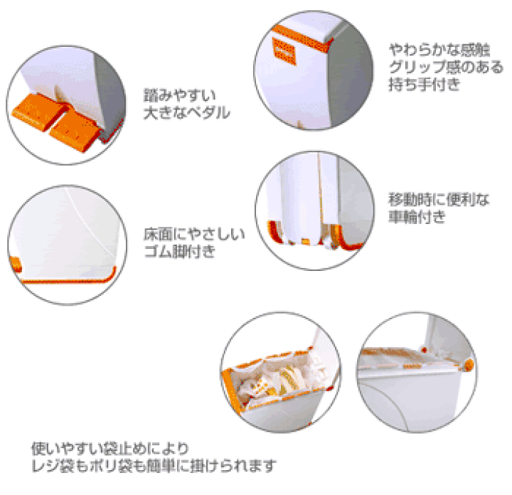 楽天市場】【数量限定】ゴミ箱 ペグ 30 ライムグリーン（ ごみ箱