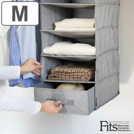 吊下げ収納インナーボックス M フィッツファブリック 幅30×奥行38×高さ13cm （ クローゼット 収納 吊り下げ ハンギングラック用 引き出し 引出し Fits フィッツ 天馬 収納ボックス スリム ボックス 折りたたみ 小物収納 ）