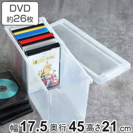 DVD収納ケース いれと庫 DVD用 （ 収納ケース 収納ボックス メディア収納 ボックス ケース フタ付き 仕切り板付き プラスチック 日本製 クリア DVD ゲームソフト ブルーレイ 透明 コレクション 収納 保管 小物収納 積み重ね ）