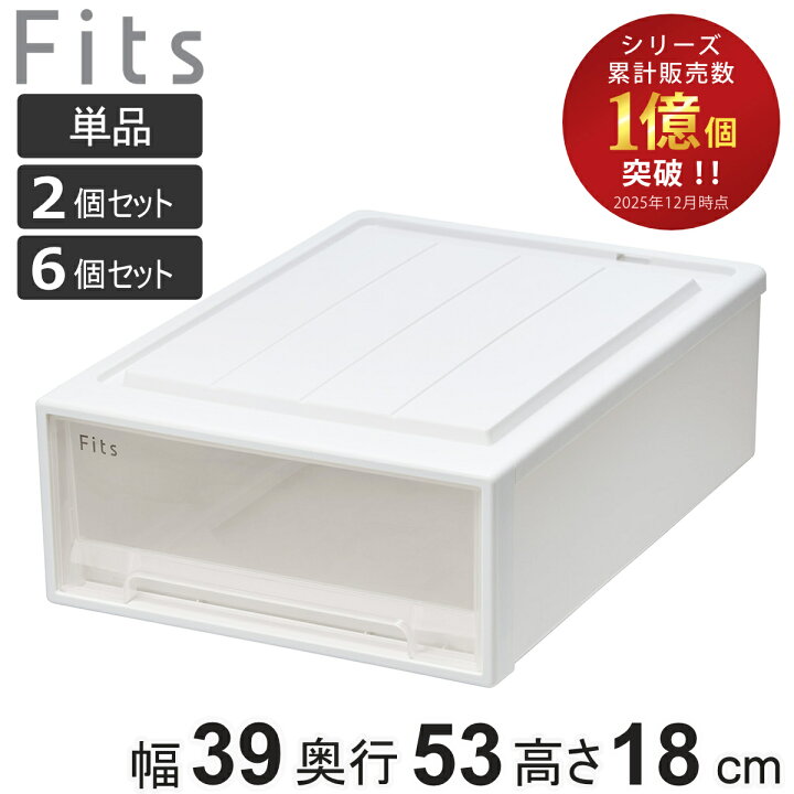 楽天市場】収納ケース Fits フィッツケース クローゼット S-53 単品 2 