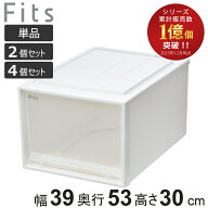 収納ケース Fits フィッツケース L-53 単品 2個セット 4個セット クローセット （ 衣装ケース クローゼッ…