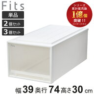 収納ケース Fits フィッツ フィッツケース ディープ 単品 2個セット 3個セット （ 収納 衣装ケース 押入…