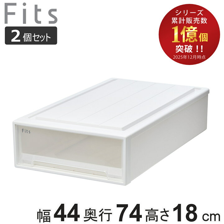 楽天市場】収納ケース Fits フィッツ フィッツケース スリムL 引き出し 
