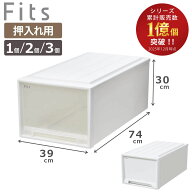 収納ケース Fits フィッツ フィッツケース ディープ 単品 2個セット 3個セット （ 収納 衣装ケース 押入…