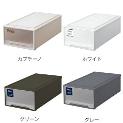 楽天市場 収納ケース Fits フィッツ フィッツケース ロング 引き出し プラスチック 同色4個セット 送料無料 収納 収納ボックス 衣装ケース ホワイト 押入れ収納 引出し 積み重ね スタッキング 日本製 衣類ボックス 奥行74 幅39 Mono リビングート 楽天市場店