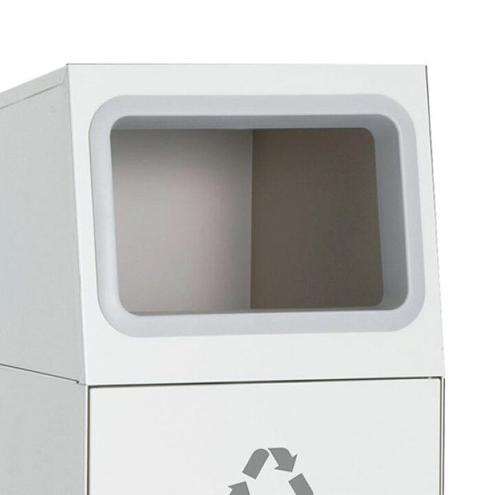 楽天市場 法人限定 屋外用ゴミ箱 業務用ダストボックス 47 5l オフホワイト色 ニートsl 送料無料 ゴミ箱 屋外用 屋外 分別ゴミ箱 分別 業務用 外 ダストボックス ごみ箱 分別ごみ箱 ごみばこ 分別用 大容量 スリム 日本製 リビングート 楽天市場店
