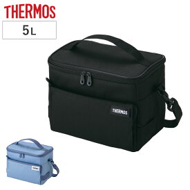 サーモス 保冷バッグ 5L ソフトクーラー RFD-0051 （ THERMOS クーラーバッグ 折りたたみ 保冷 5リットル 小型 コンパクト 2WAY エコバッグ 折り畳み ランチバッグ メッシュポケット付き ショルダーベルト クーラートートバッグ ）
