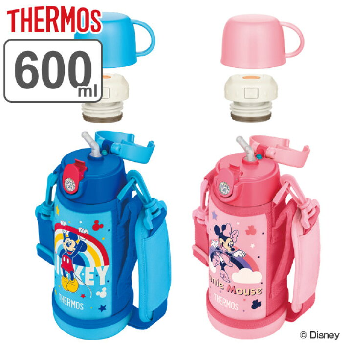 楽天市場 サーモス 水筒 600ml 2way ストロー コップ ミッキーマウス ミニーマウス ステンレス Fjo 600wfds 送料無料 Thermos スポーツドリンク対応 ワンタッチ 保冷 保温 ストロータイプ コップ付 子供用水筒 キッズボトル リビングート 楽天市場店