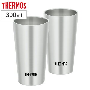 ペアタンブラー 300ml 真空断熱 ステンレス ( THERMOS サーモス タンブラー ステンレスタンブラー コップ カップ 真空断熱構造 保冷 保温 結露しにくい スリム ホット アイス ステンレス製 プレ