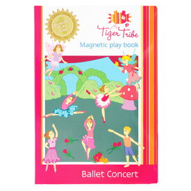 おもちゃ マグネットブック バレエ （ 知育玩具 玩具 磁石 マグネット バレリーナ 子供 幼児 キッズ 3歳 男の子 女の子 かわいい オモチャ 知育 マグネットシート コンパクト 持ち運び プレゼント ギフト ）