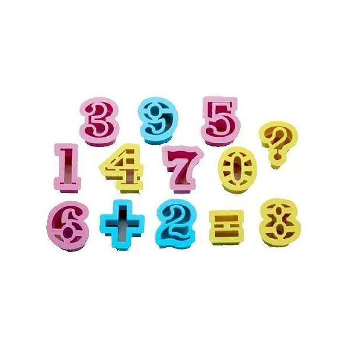 楽天市場 クッキー型 抜き型 数字 13個セット プラスチック製 タイガークラウン クッキー抜型 クッキーカッター 製菓グッズ 抜型 クッキー抜き型 製菓道具 お菓子作り リビングート 楽天市場店