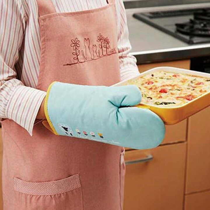 楽天市場 ミトン 鍋つかみ キッチンミトン のんびり羊 なべつかみ 綿製 キッチン用品 キッチン雑貨 キッチン小物 キッチン雑貨 オーブンミット キッチンファブリック ひつじ 吊り下げ紐付き ループ付き リビングート 楽天市場店