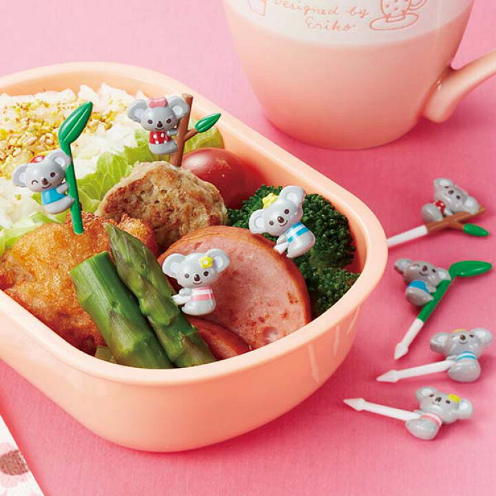 楽天市場 ピック コアラピック お弁当 動物 4本入 お弁当ピック 弁当 飾り 子供 幼稚園 保育園 デコ弁 ピンチョス おかずピック こあら 串 ラッピング 子供用 リビングート 楽天市場店